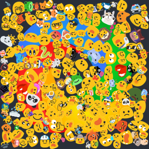 Blob emoji bomb screenshot